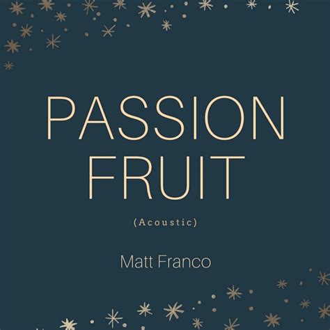 passion fruit letra